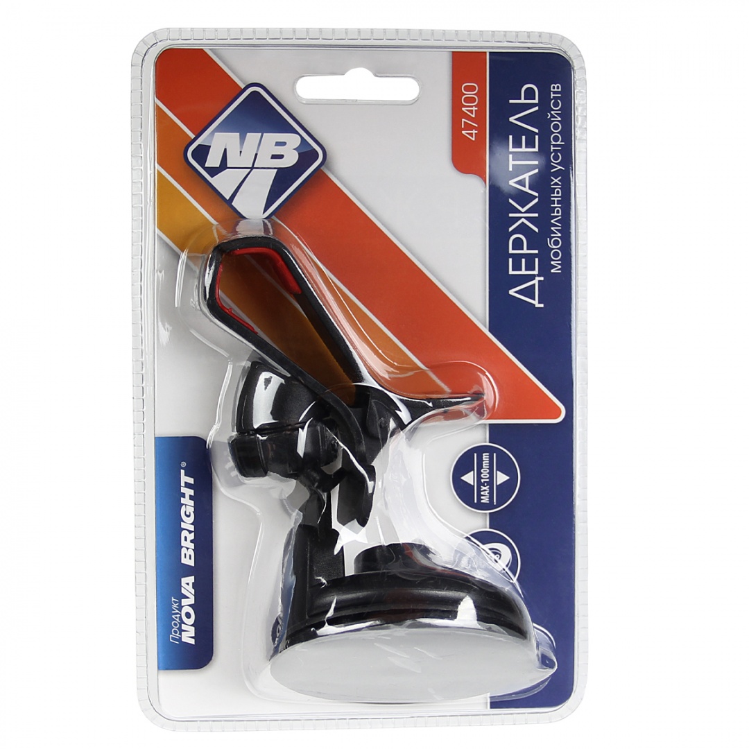 Держатель моб. устройств "Nova Bright" прищепка, на присоске, захват до 100 мм
