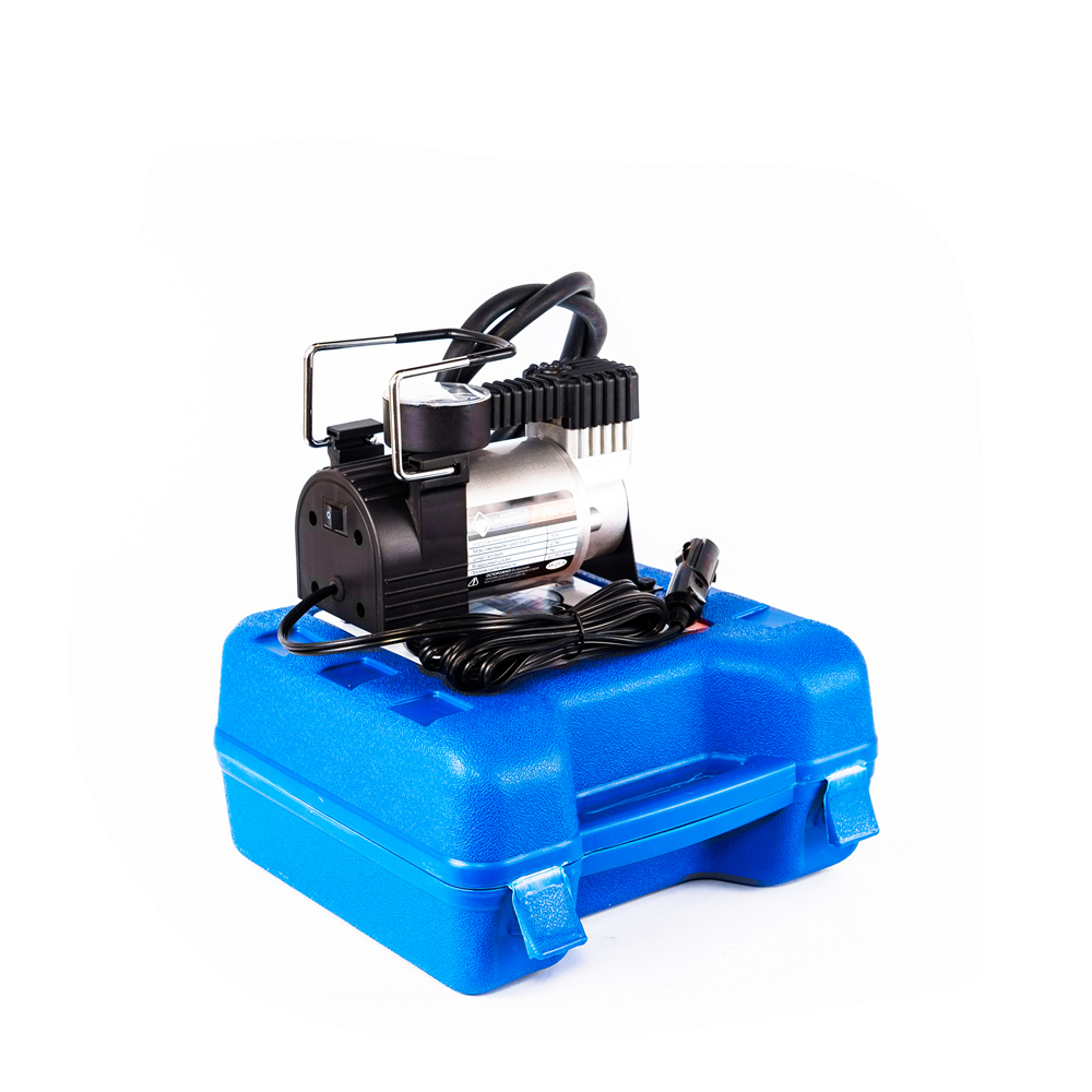 Компрессор "Nova Bright" АК-35, 35 л/мин., 150 PSI, 12В, металлический корпус, пластиковый кейс с инструментами