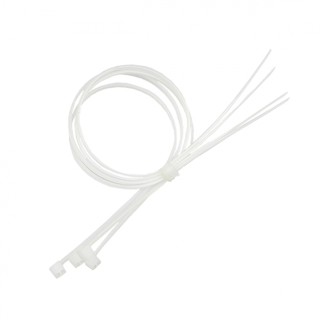 Хомут нейлоновый белый 2.5х250 мм (25 шт) 