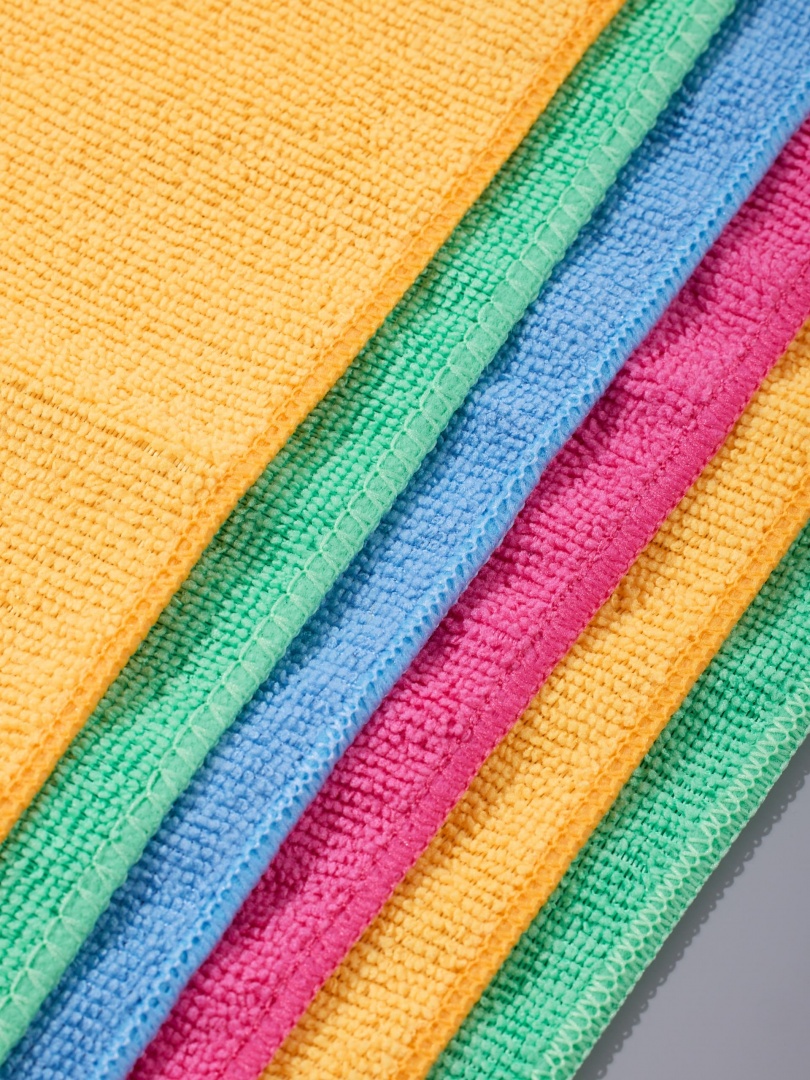 Салфетки из микрофибры "Li-Sa" в наборе (4шт-32х43см), плотность 200г/м2 (LS0110)