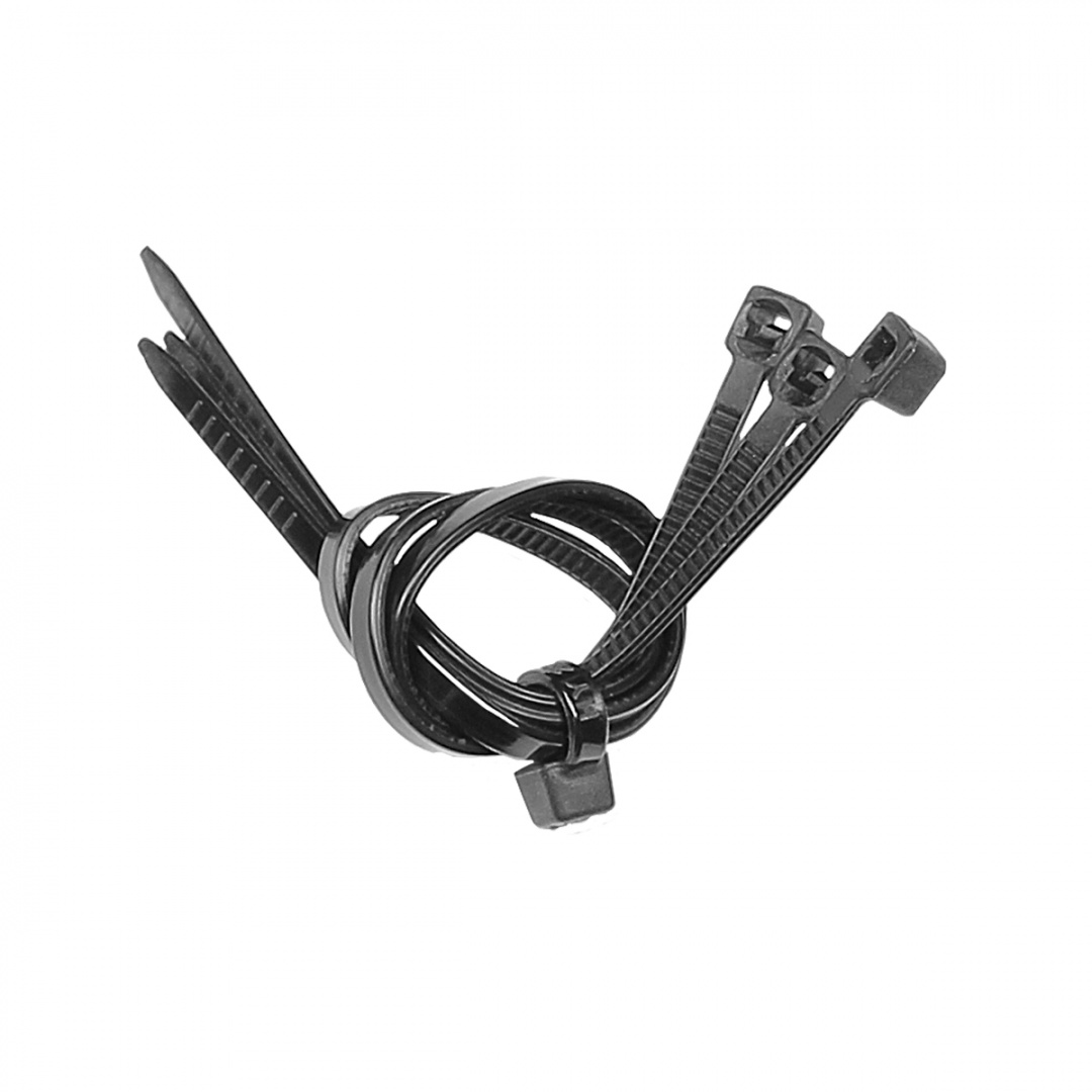 Хомут нейлоновый черный 2.5х120 мм (25 шт) 