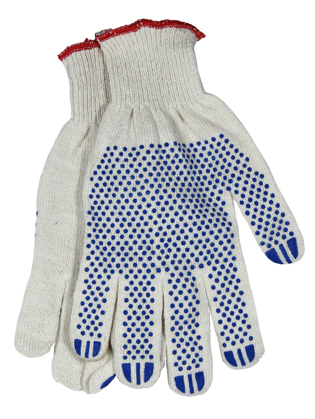 Перчатки х/б с ПВХ покрытием 10 класс «Профи»