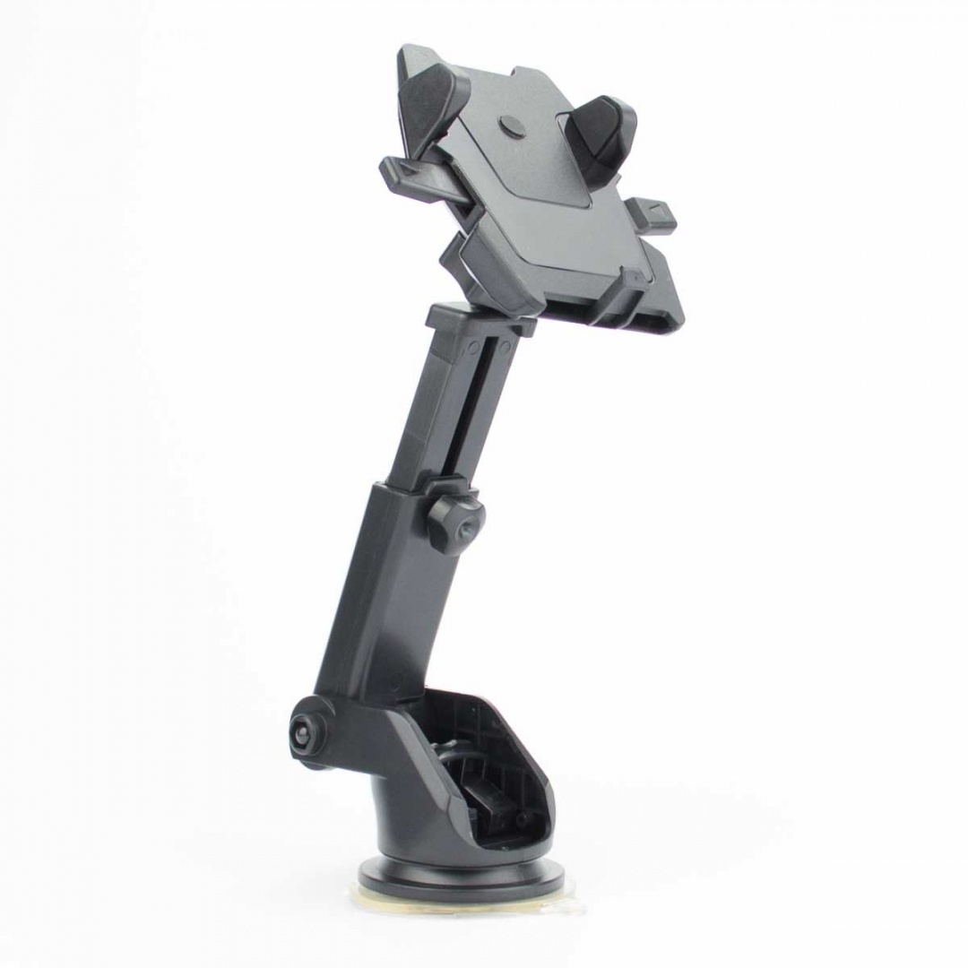 Держатель моб. устройств "Nova Bright" на силиконовой присоске, захват 55-84мм, раздвижная ножка 120-165мм