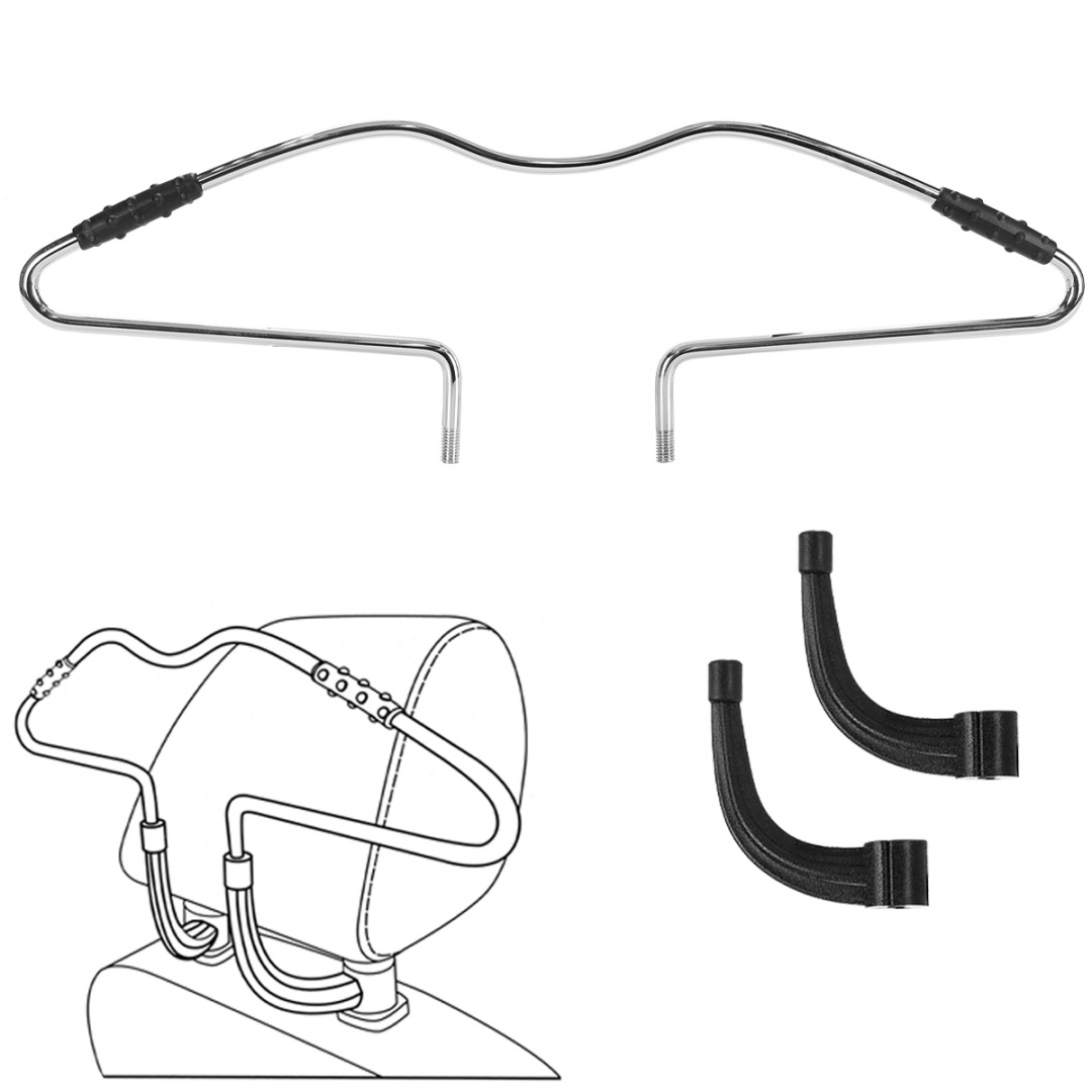 Вешалка автомобильная "Nova Bright" на подголовник с резиновыми накладками