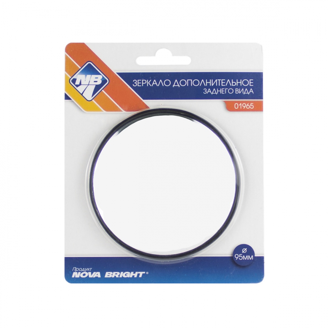 Зеркало дополнительное заднего вида 3 3/4" (95 мм.) "Nova Bright" кружок (1 шт) 