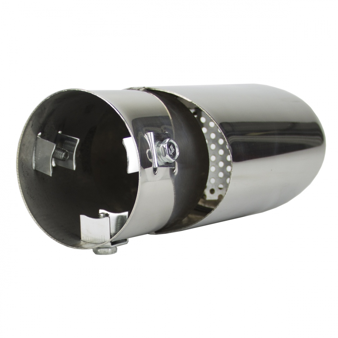 Насадка на глушитель "Nova Bright" нержавеющая сталь, в дв.блистере (д. 55 мм)