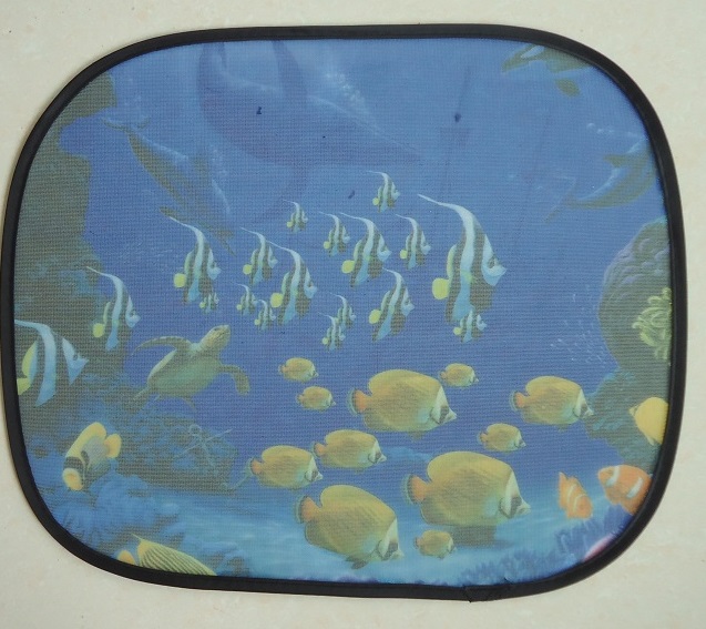 Штора солнцезащитная "Nova Bright" на присосках, для боковых стекол, с рисунком, 44х36см (2шт)