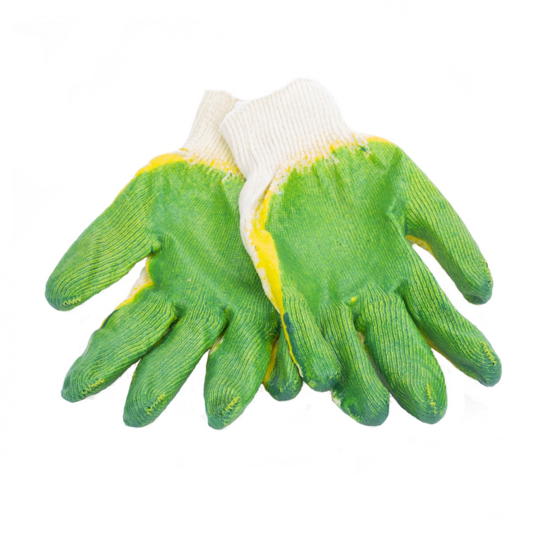 Перчатки х/б, двойной облив латекс 13класс