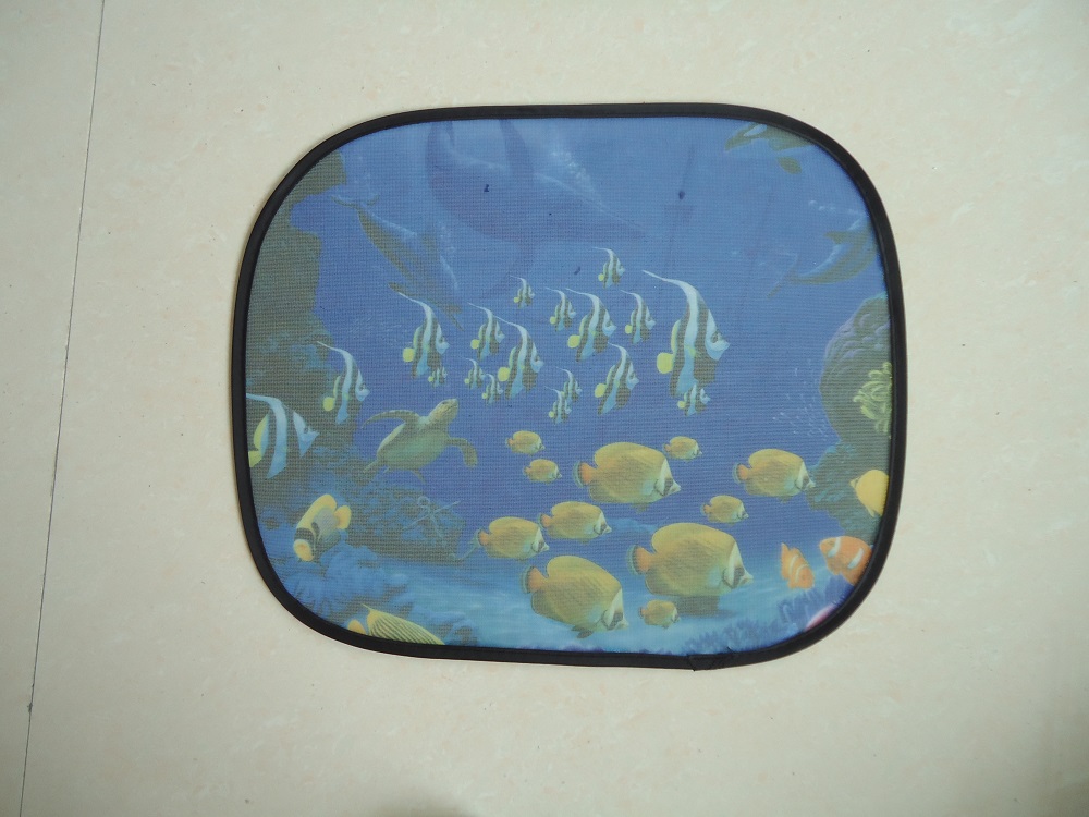 Штора солнцезащитная "Nova Bright" на присосках, для боковых стекол, с рисунком, 44х36см (2шт)