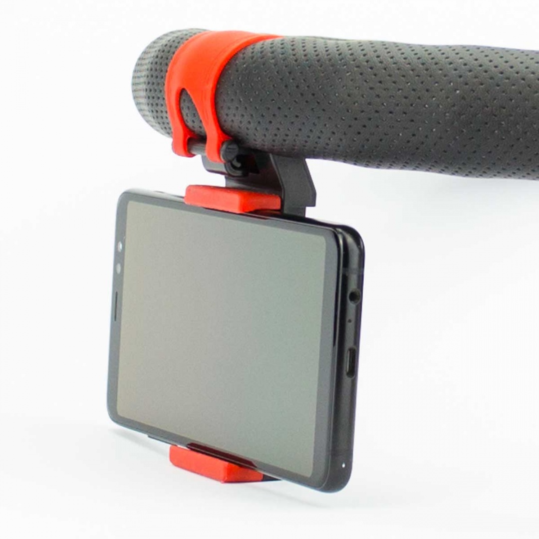 Держатель моб. устройств "Nova Bright" на руль, захват 55-80мм 