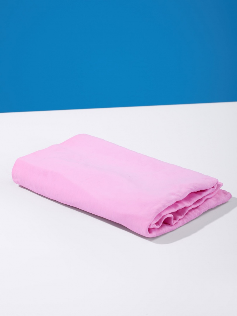 Салфетка "Li-Sa" из синтетической замши в тубе, большая (64х43см)/100, розовая