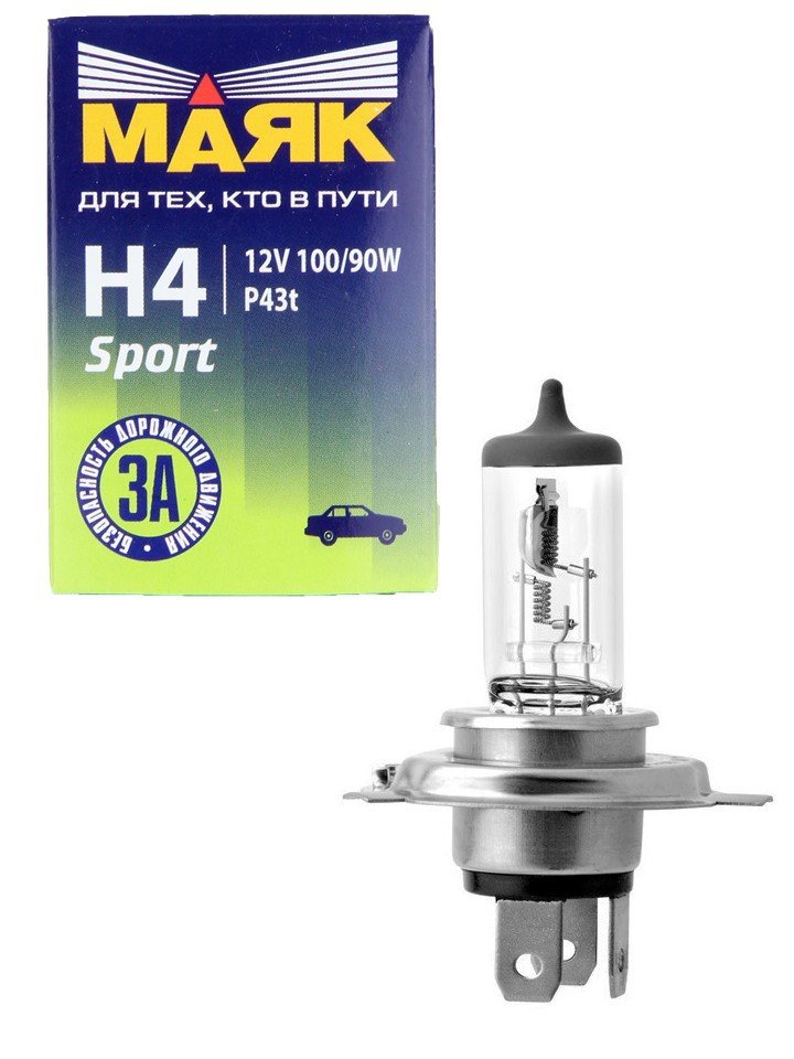 Лампа "Маяк" Н 4 12-100/90 P43t
