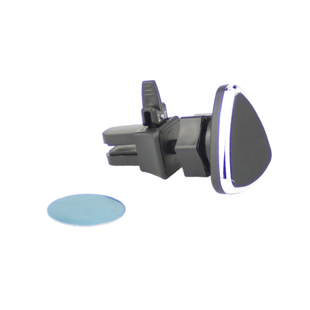 Держатель моб. устройств "Nova Bright" магнитный (треугольный, шарнирное соединение) на прищепке 