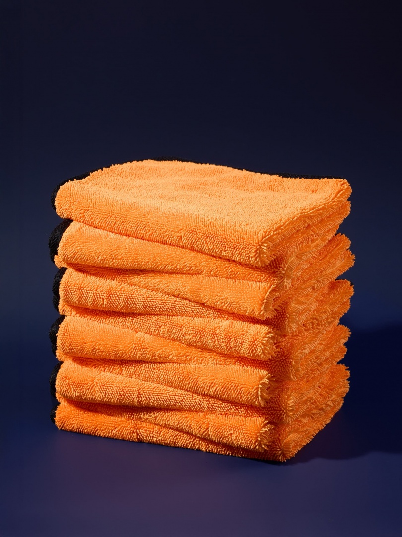 Салфетка из суперплотной микрофибры для чистки, сушки и полировки кузова "Li-Sa" 32х43см, высокий ворс, плотность 750г/м2 (LS0114)