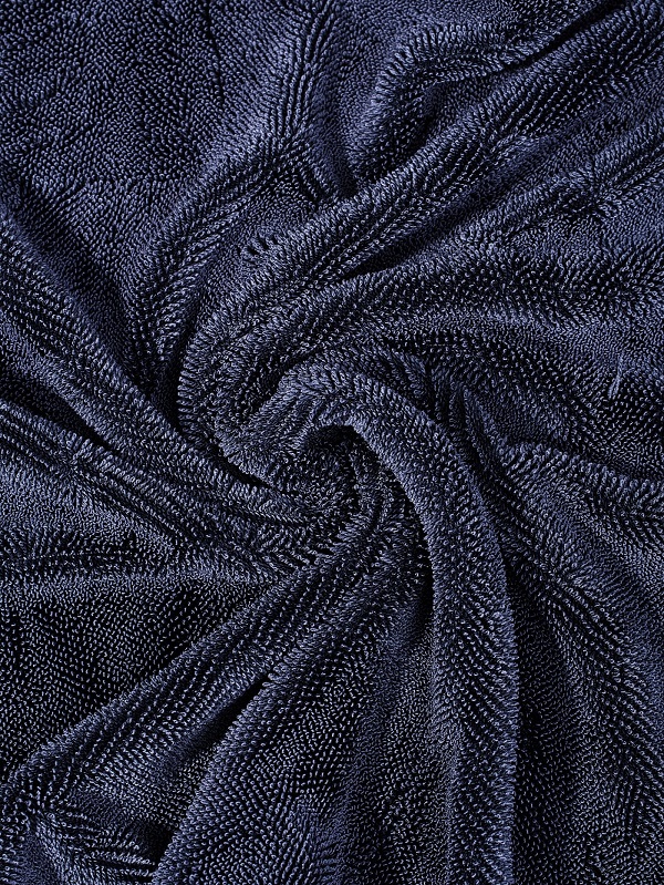 Салфетка из суперплотной микрофибры для чистки, сушки и полировки кузова "Li-Sa" 50х70см, высокий ворс, плотность 600г/м2 (LS0116)