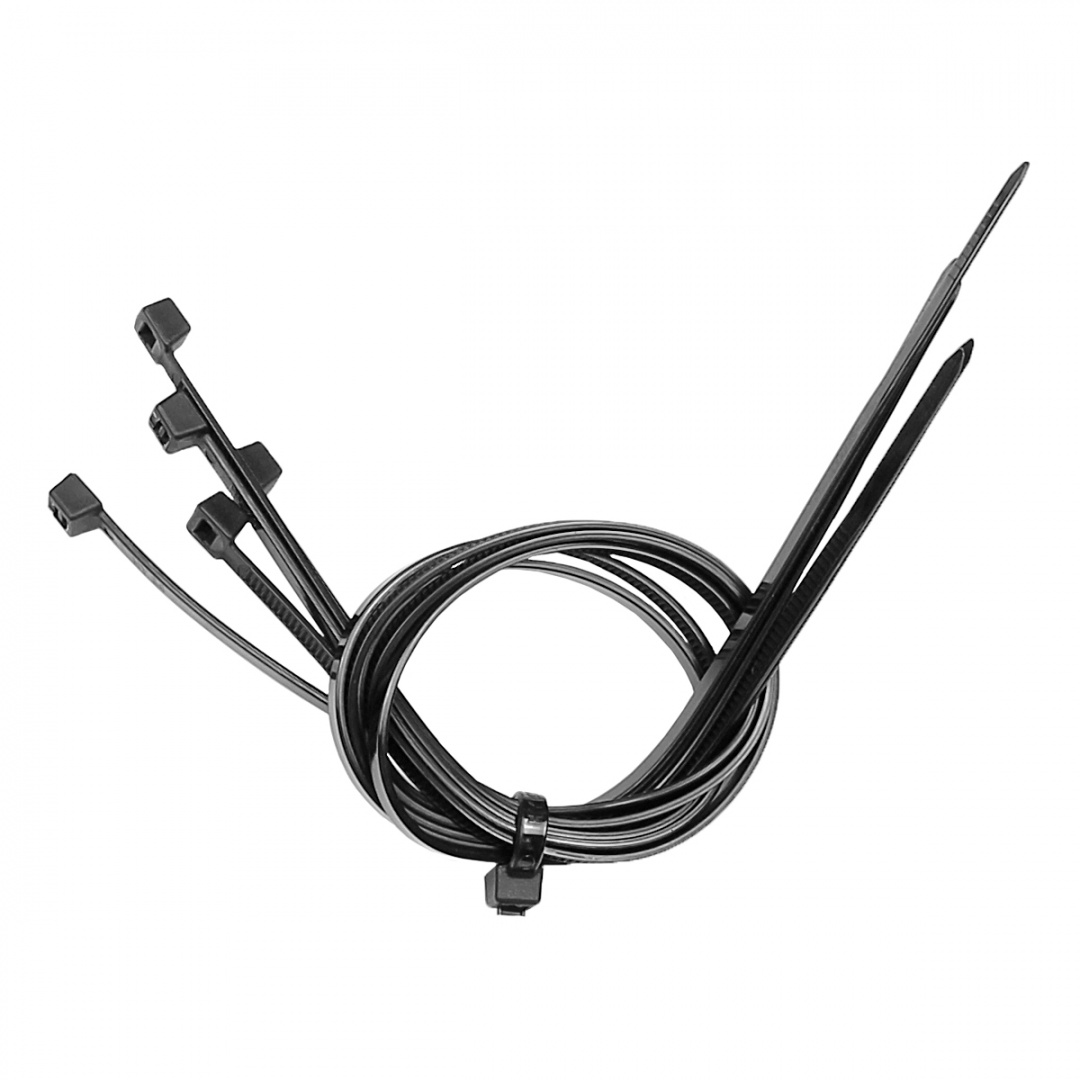 Хомут нейлоновый черный 3.6х300 мм (25 шт) 