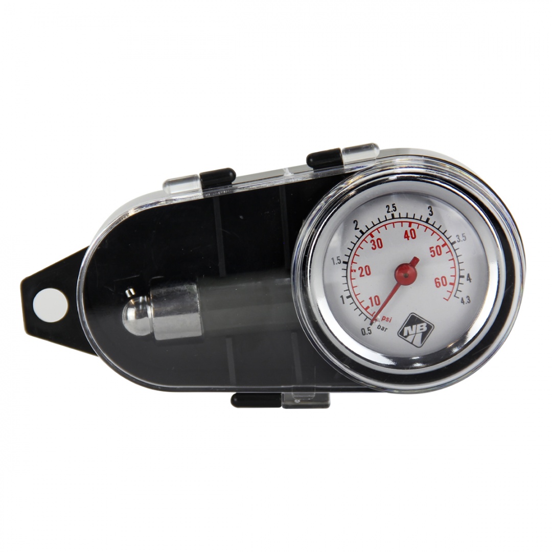 Манометр шинный металлический в пластиковом футляре (до 6 атм.) 