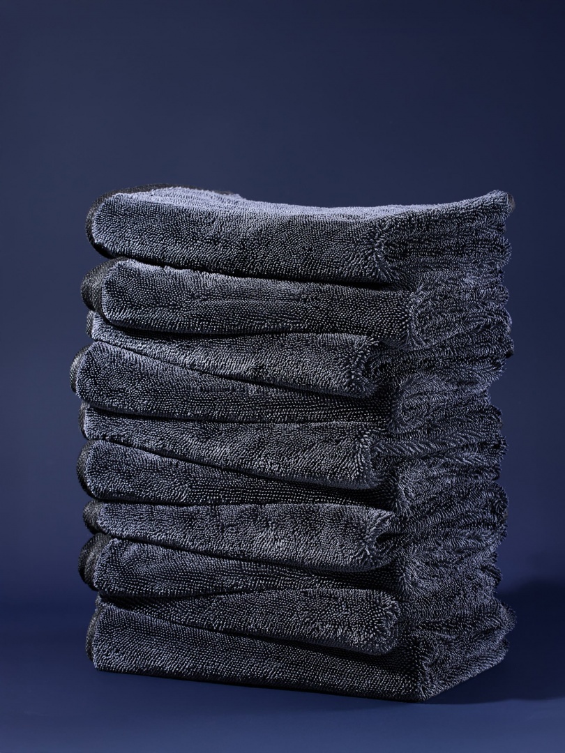 Салфетка из суперплотной микрофибры для чистки, сушки и полировки кузова "Li-Sa" 50х70см, высокий ворс, плотность 600г/м2 (LS0116)